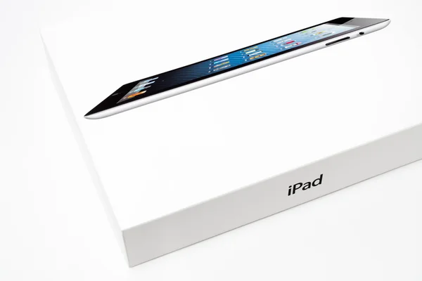 Ipad 4 零售盒 — 图库照片