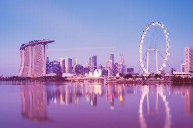 Singapore Skyline clipart