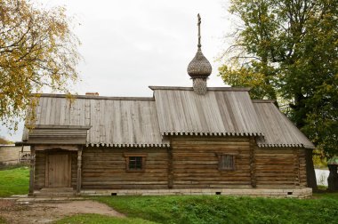 ahşap kilise. Demetrios kale eski ladoga içinde.