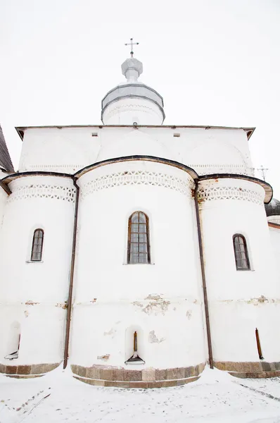Ferapontov monastery. Architecture of the Russian North. Winter, — Stock Photo, Image