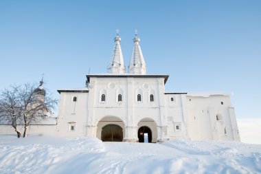 ferapontov Manastırı. Rusya Kuzey mimarisi. Kış,