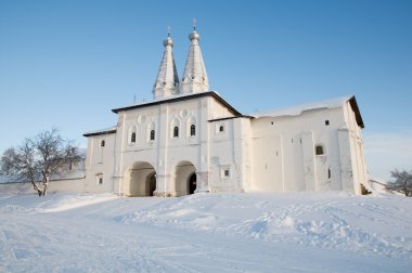 ferapontov Manastırı. Rusya Kuzey mimarisi. Kış,