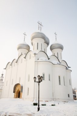 vologda katedralde Tanrı'nın bilgeliği. kış, Rusya Federasyonu.