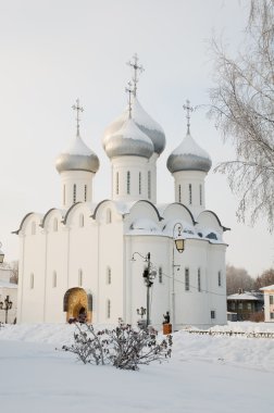 vologda katedralde Tanrı'nın bilgeliği. kış, Rusya Federasyonu.