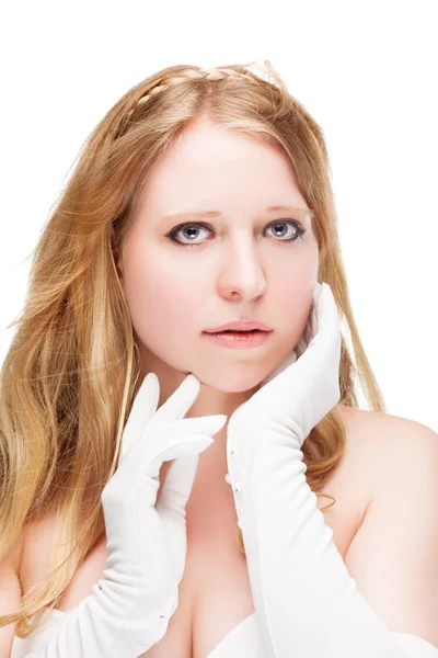 Portrait of blond woman — Stock Photo, Image