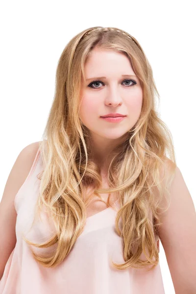 Perfecte blonde vrouw portret — Stockfoto