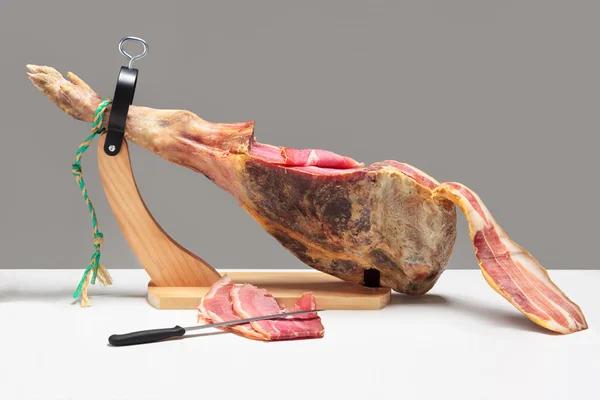 Spanish ham. Jamon Serrano — Stock Photo, Image