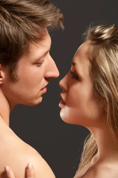 Portrait of a passionate couple — Stock Photo, Image