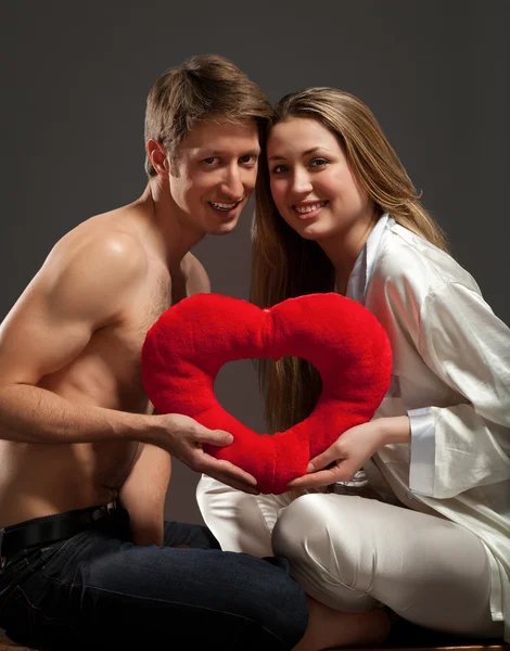 Portrait of a passionate couple — Stock Photo, Image