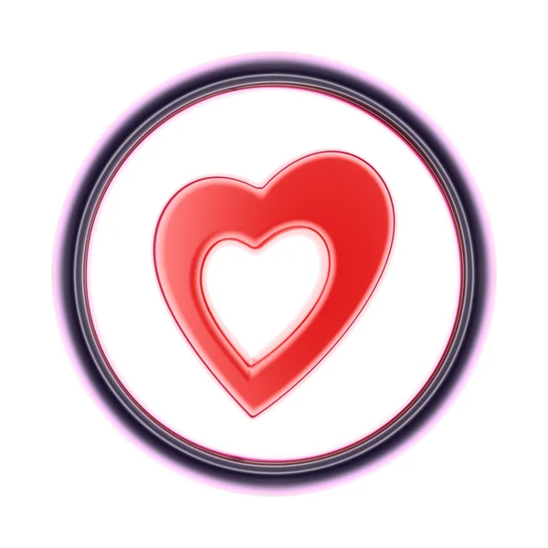 Heart icon — Stock Photo, Image