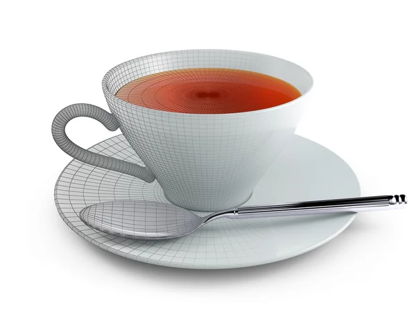 CUP ของ TEA — ภาพถ่ายสต็อก