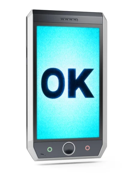Ikonen för "ok" — Stockfoto
