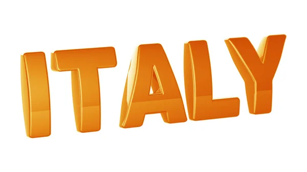 Italië Witte Achtergrond Illustratie — Stockfoto