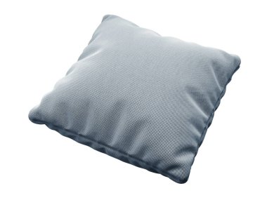 Yastık beyaz arka planda izole edilmiş. 3B Görüntü.