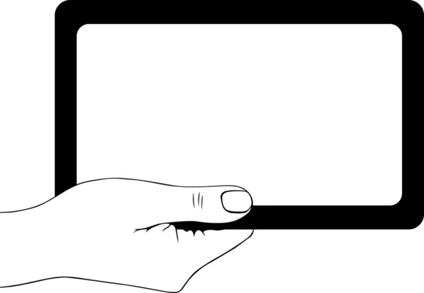 Tablette numérique PC — Image vectorielle