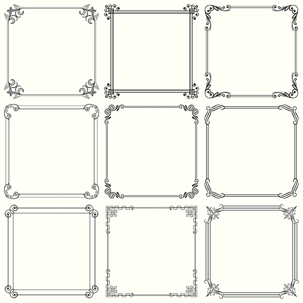 Marcos decorativos — Archivo Imágenes Vectoriales