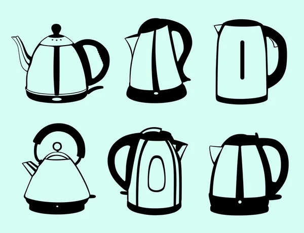 Чайники — стоковий вектор