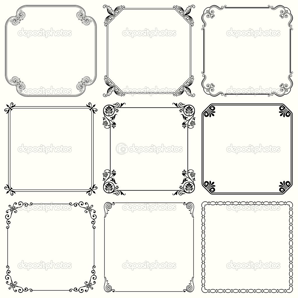 Decorative frames