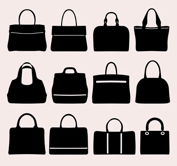 Ensemble de différents sacs — Image vectorielle