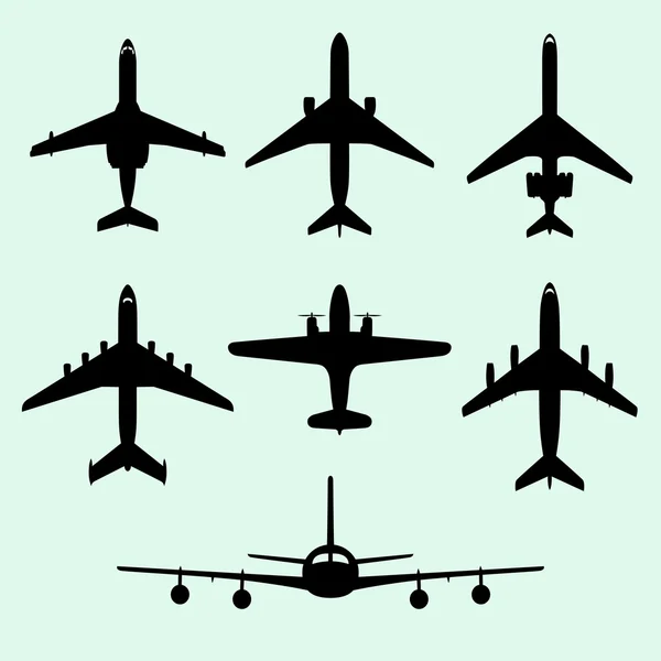 Vliegtuigen — Stockvector