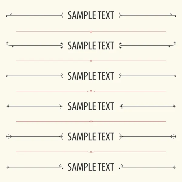 Dividers and frames — Stock Vector