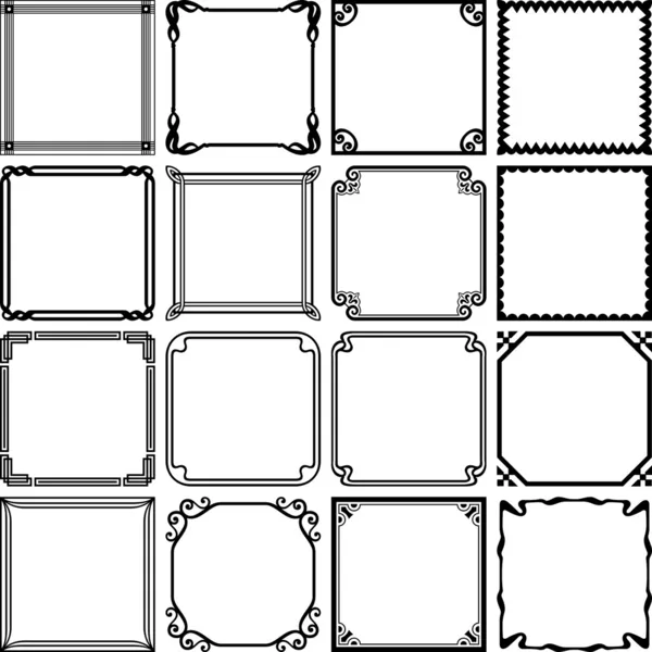 Decorative simple frames Royalty Free Stock Vectors