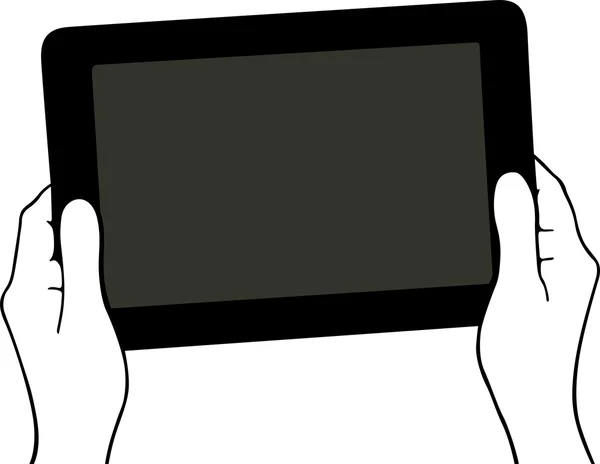 Tablet-PC — Stockvektor