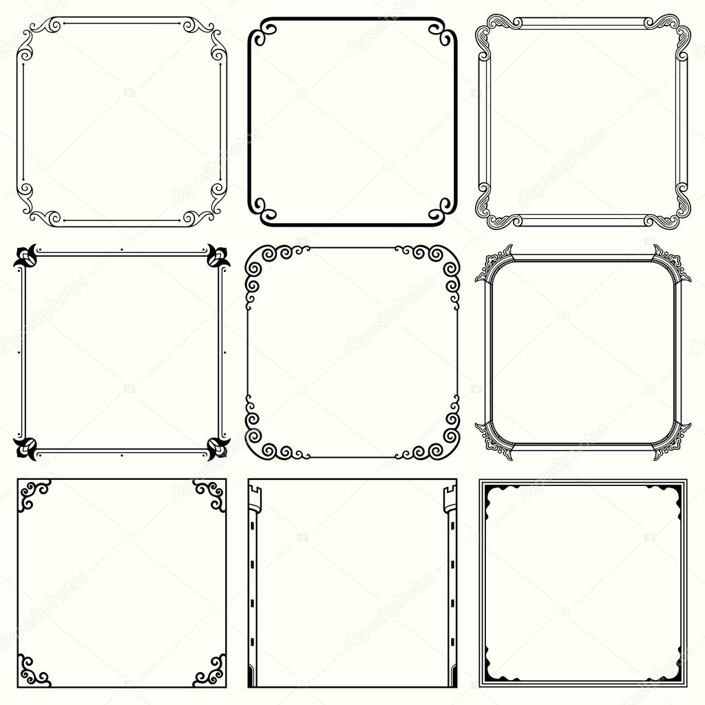 Decorative frames