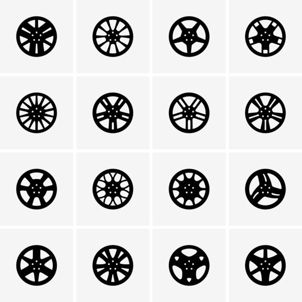 Иконки автомобильных колец

