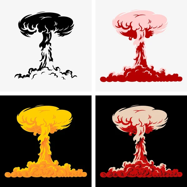 Jaderná exploze — Stockový vektor