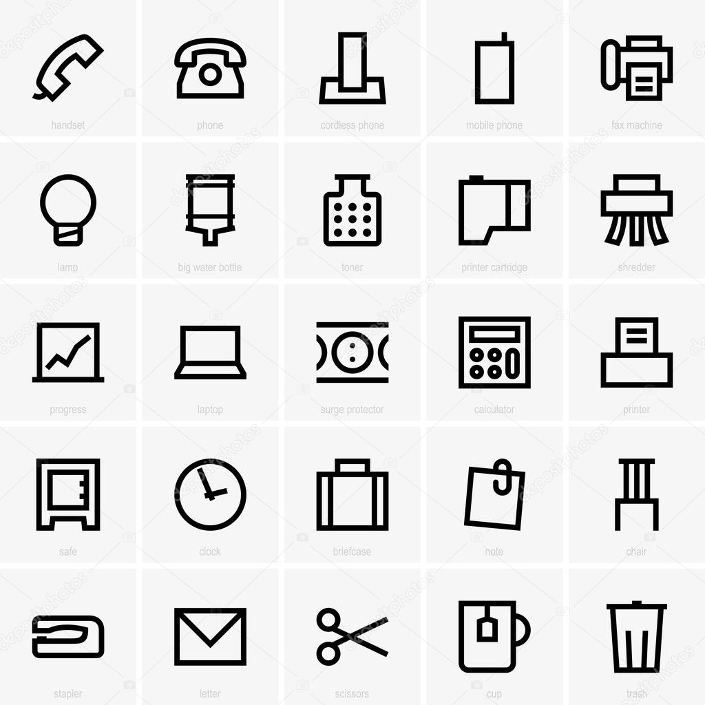 Office icons