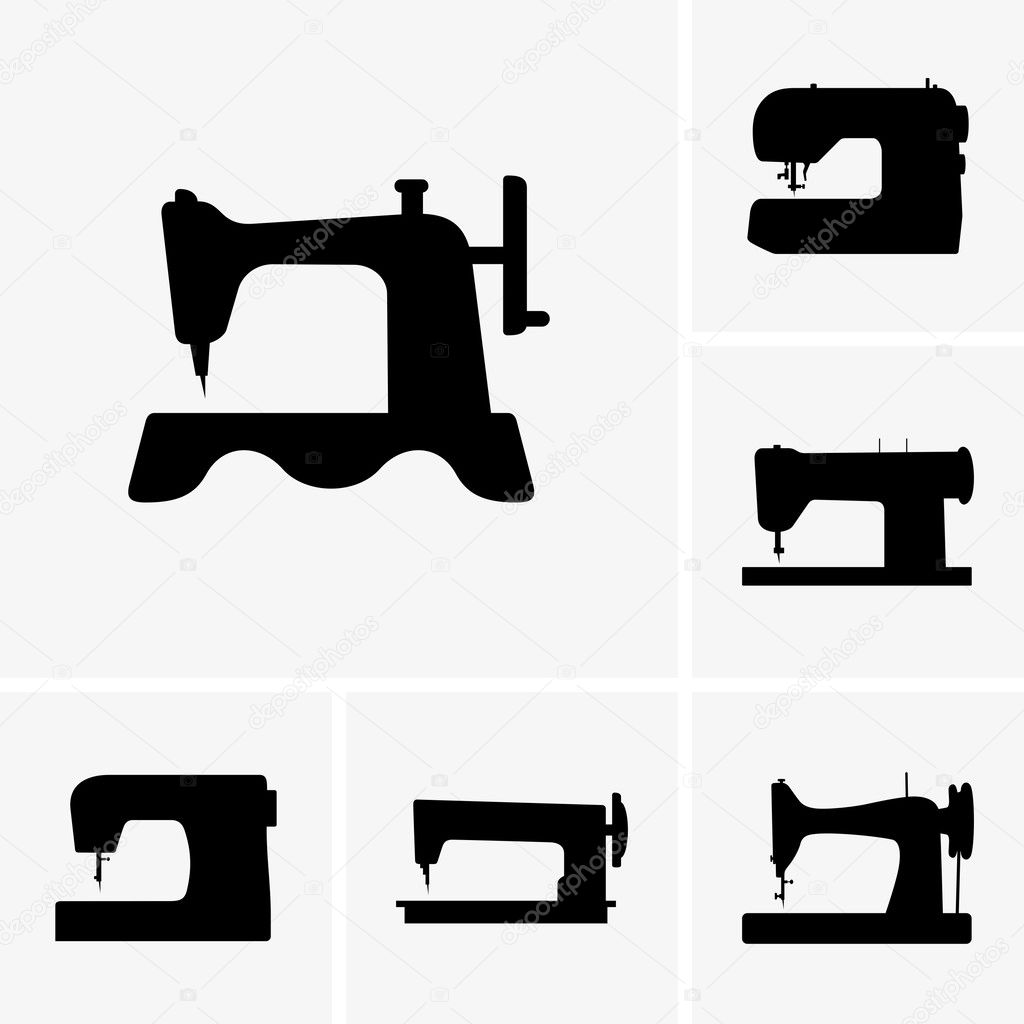 Download Sewing machines — Stock Vector © Den.Barbulat #29816443