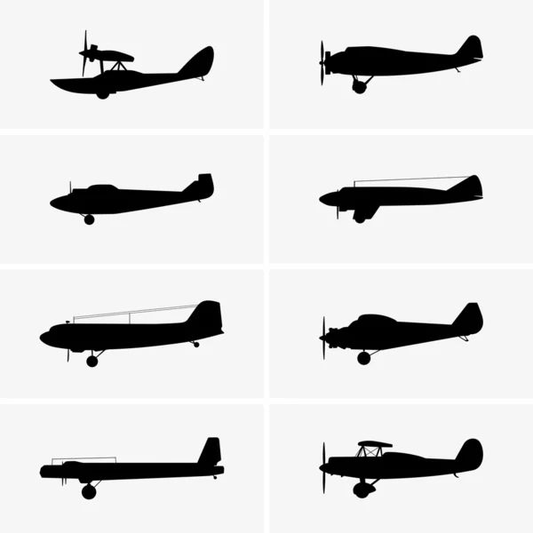 Aviones — Archivo Imágenes Vectoriales