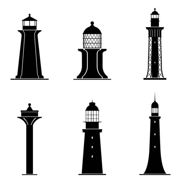 Light towers — Stock Vector