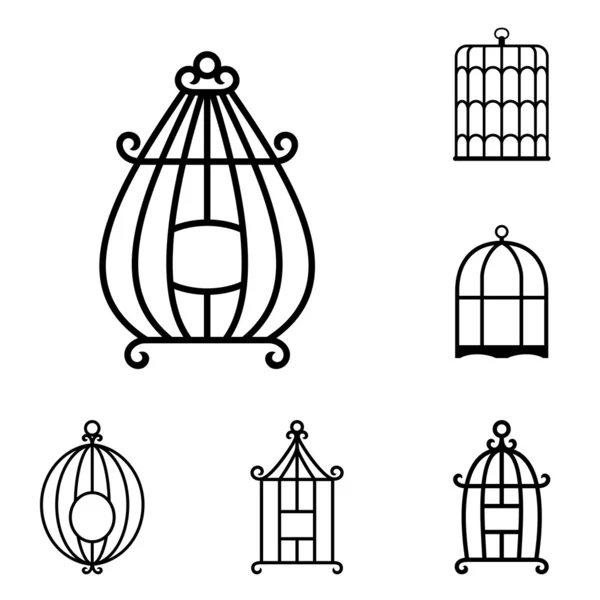 Birdcages — Stockový vektor