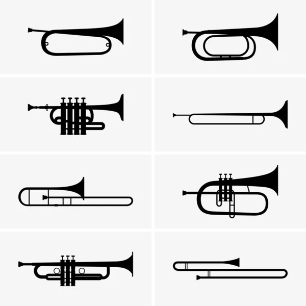 Trumpets — Stockový vektor