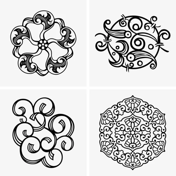 Decoraciones de diseño — Vector de stock