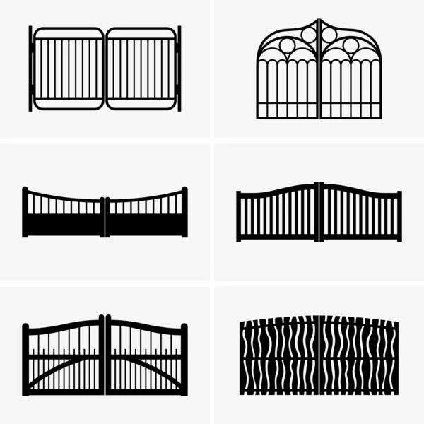 Gates — Stock Vector