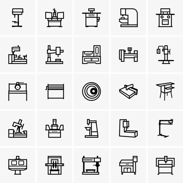Máquinas-ferramentas —  Vetores de Stock
