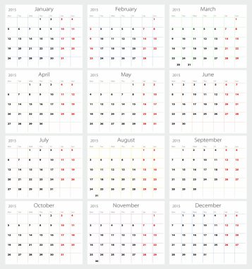 Takvim 2015