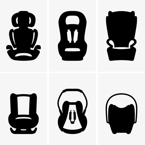 Baby car seats — Stock Vector