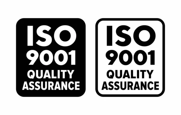 Señal Informativa Iso 9001 Quality Assurance — Vector de stock