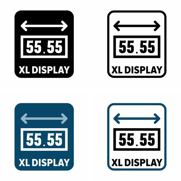 Display Vektor Informationsschild — Stockvektor