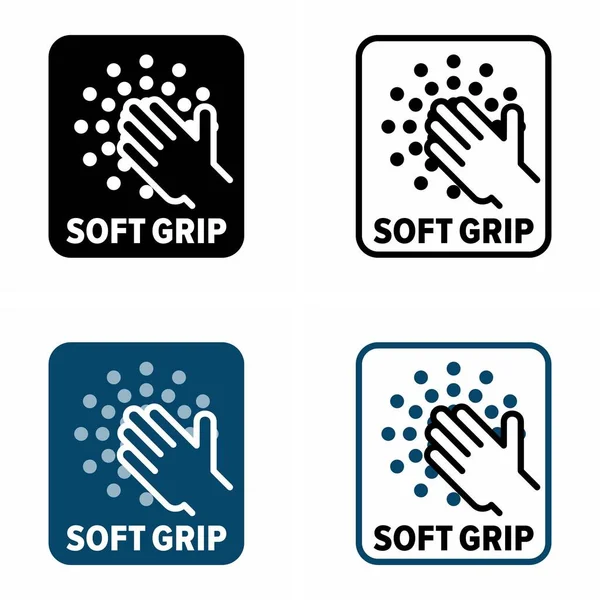 Soft Grip Vector Information Sign — Vetor de Stock