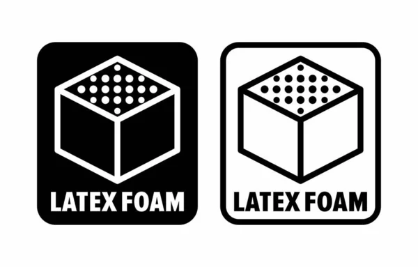 Latex Foam Vector Information Sign — Vettoriale Stock