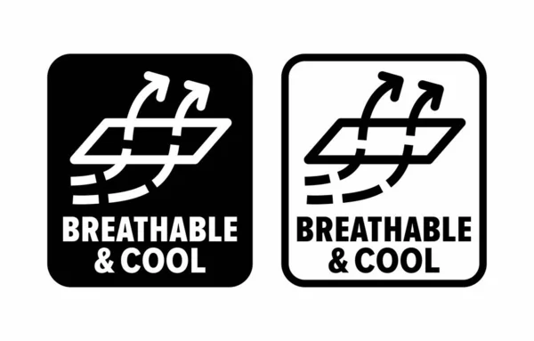 Breathable Cool Vector Information Sign — стоковый вектор