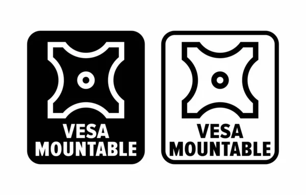 Vesa Mountable Signe Information Vectorielle — Image vectorielle