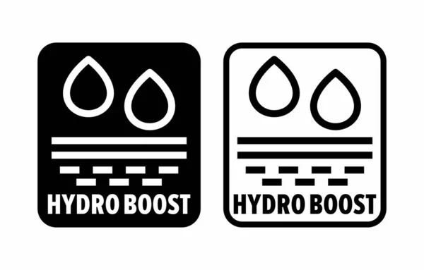 Знак Векторной Информации Hydro Boost — стоковый вектор