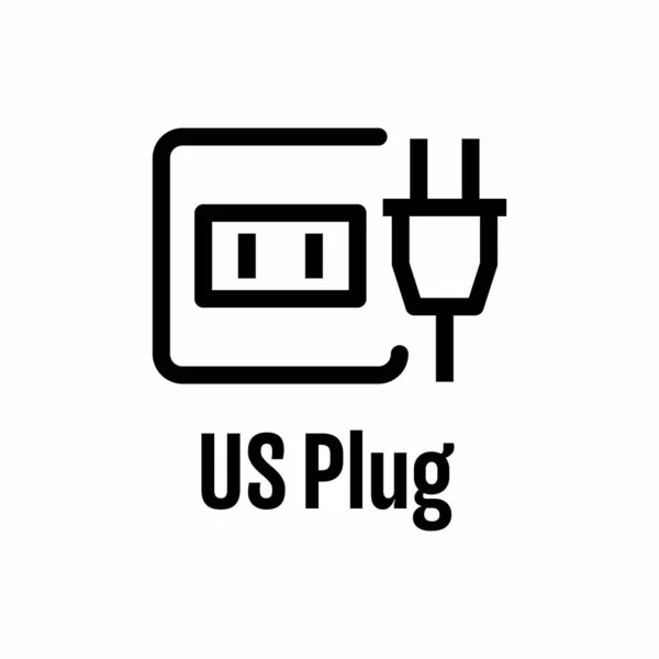 Plug Vector Information Sign — 图库矢量图片