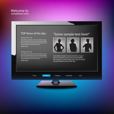 Web sitesi tasarım şablonu